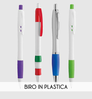 Penne stampate in plastica