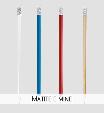 Matite e mine personalizzate online