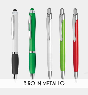 Biro personalizzate in metallo